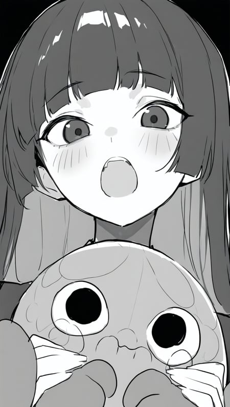 1girl,  bangs,  black hair by Guffy_ZED on Tensor.Art