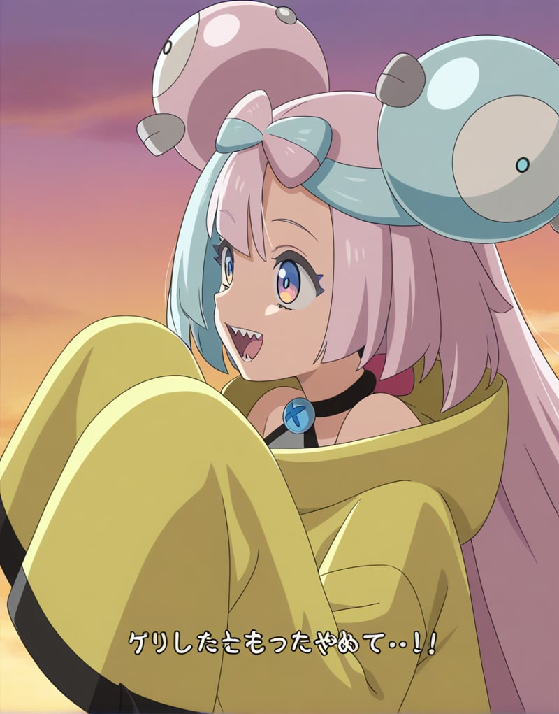 (anime coloring,  anime screenshot) IonoAnimeILXL,  sharp teeth by Ttan on Tensor.Art