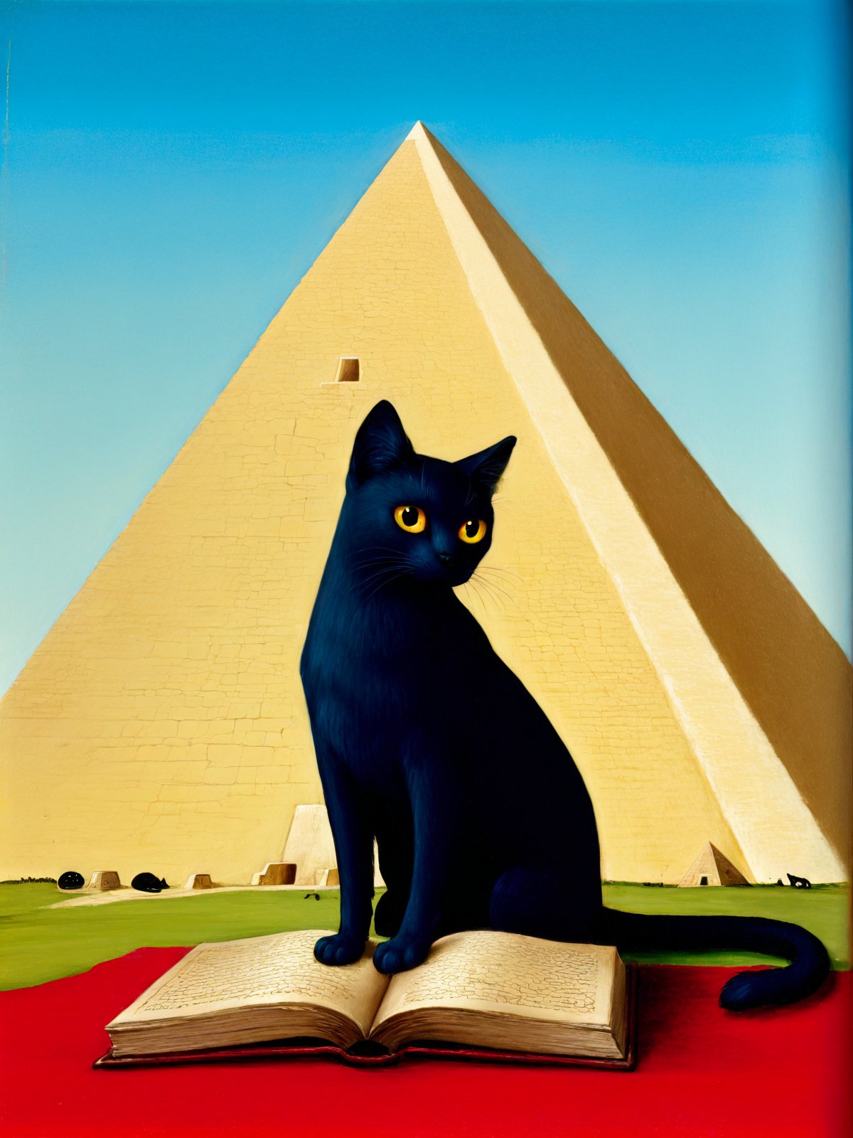 black cat,  monster,  looking at viewer by Relictor on Tensor.Art