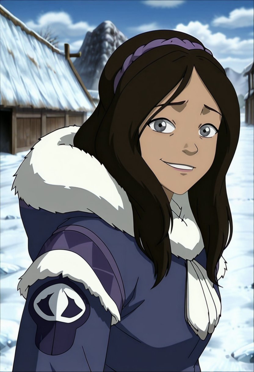 In the avatar TV animation style,  Young_Hama,  1girl by Altimater on Tensor.Art