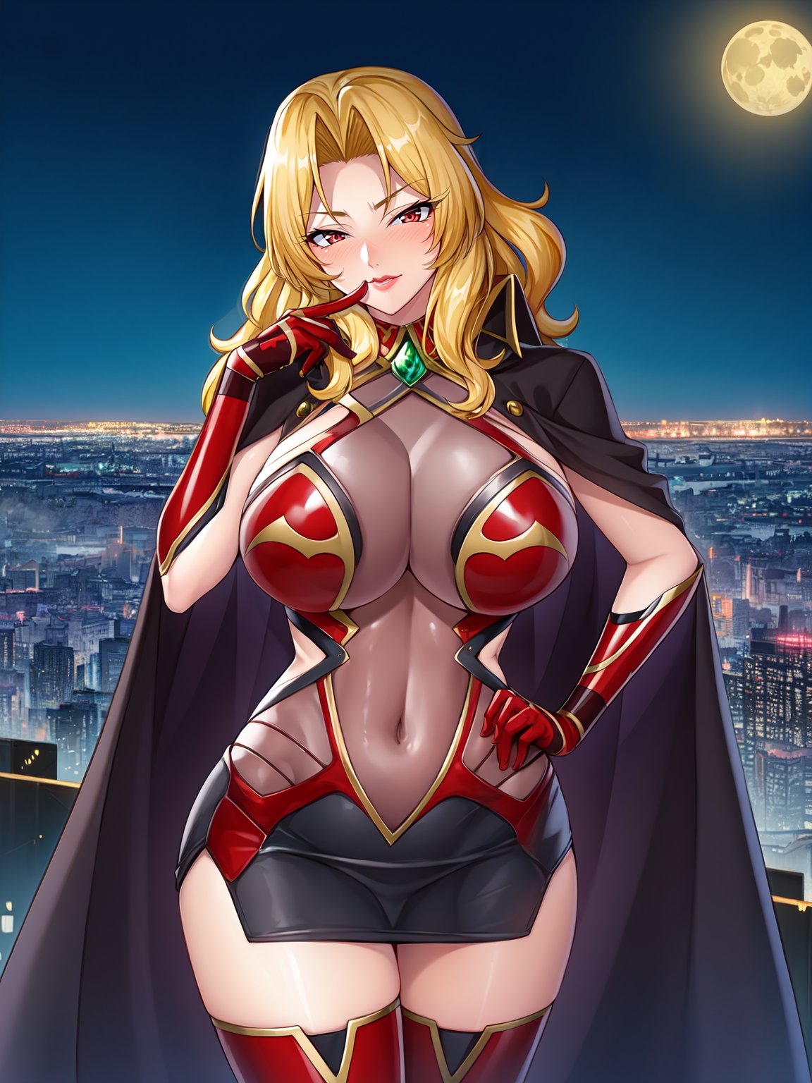 masterpiece,  high quality,  Alicia Viewstroem is standing by Enigmata on Tensor.Art