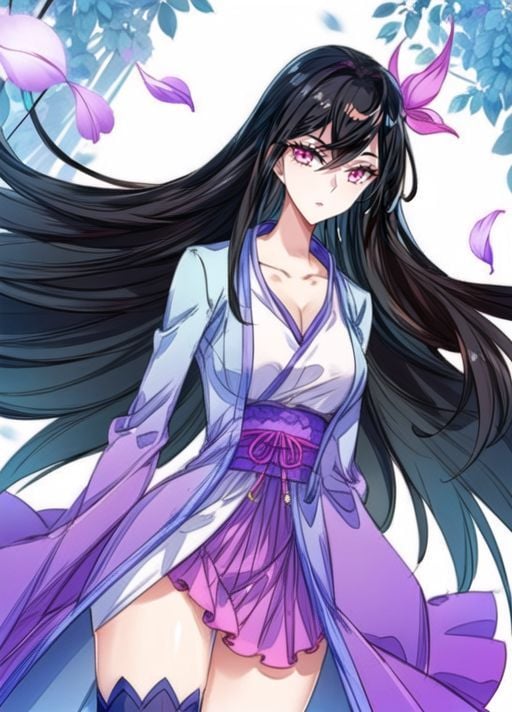 1girl,  black hair,  long hair by TSWSLBBGRZJBB on Tensor.Art