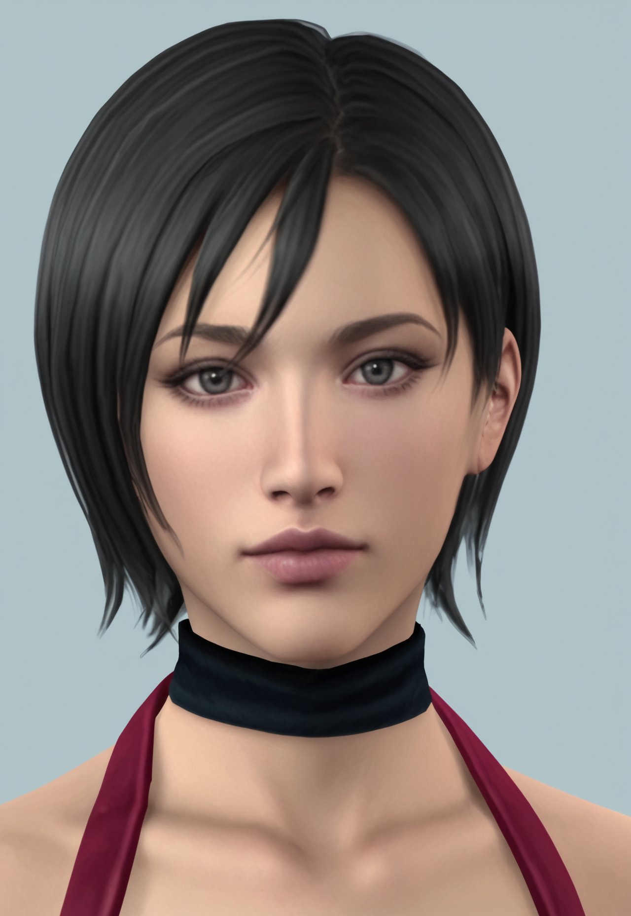 adr4ilf,  short hair,  black hair by interfusor on Tensor.Art