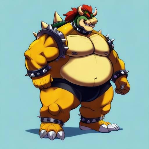 Bowser,  Fat,  SuitRed on Tensor.Art