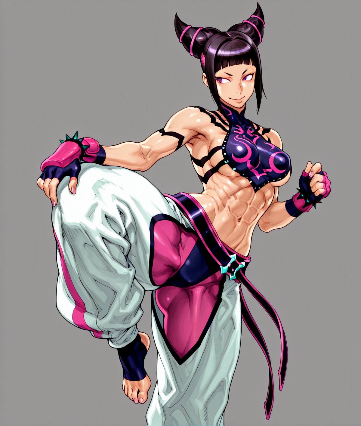 Nishimura_Kinu_Style,  1girl,  han juri by HaZE on Tensor.Art