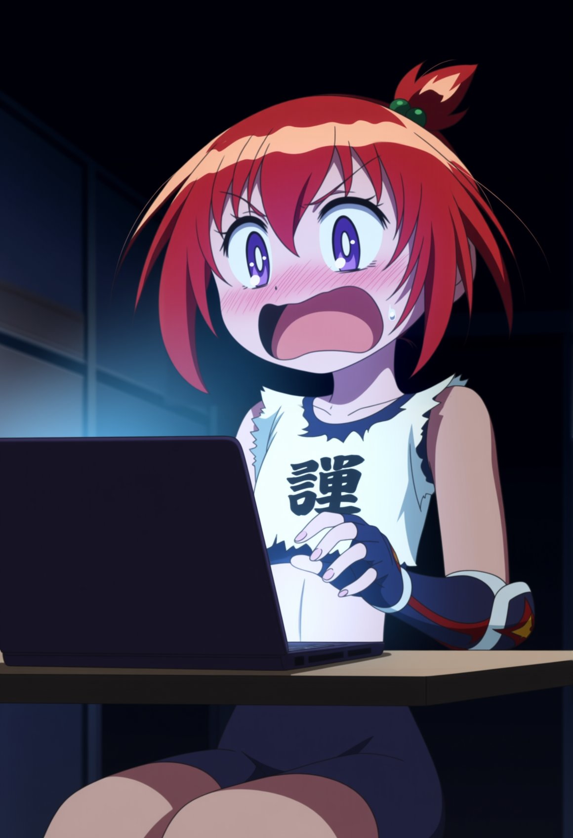 anime screencap,  girl,  short hair by NeclordX on Tensor.Art