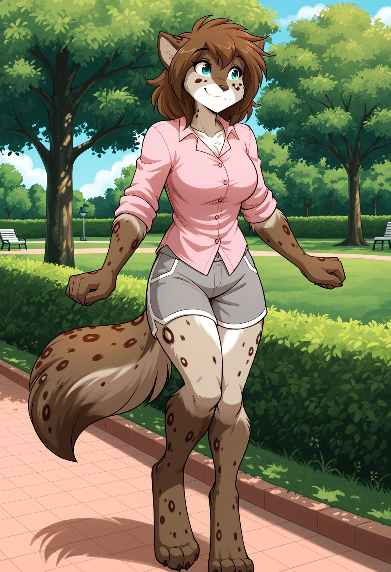 Kathrin Vaughan,  furry anthro,  female by ExileWolfGamez on Tensor.Art