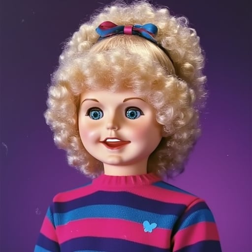 A Jill doll ,  striped sweater,  bts by Whitening on Tensor.Art
