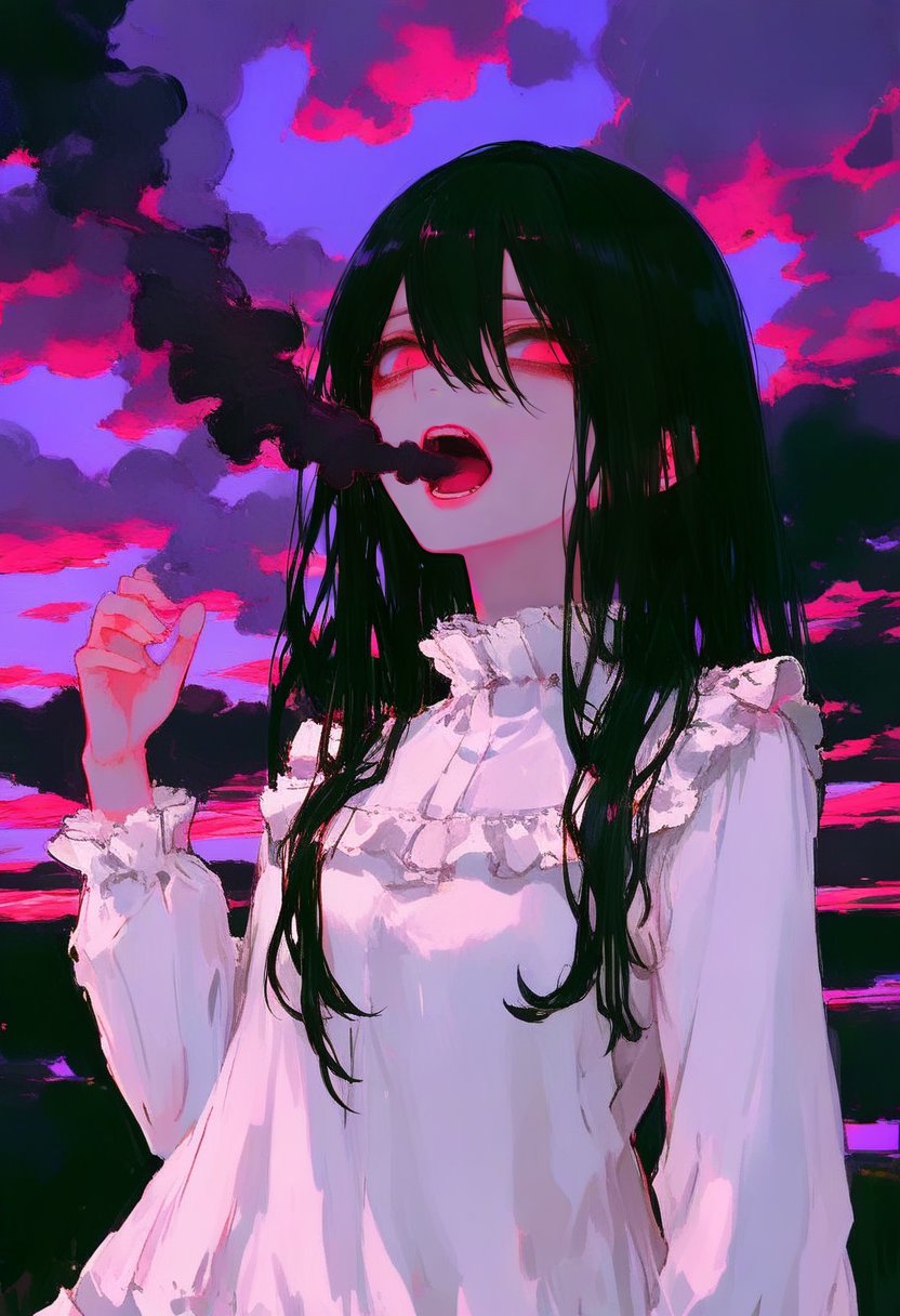 1girl,  solo,  long hair by silvermoong on Tensor.Art