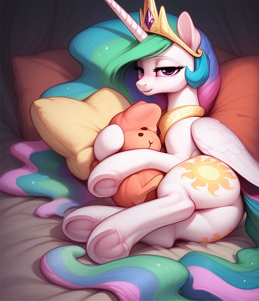 score_8_up,  feral,  [Princess Celestia] by notre1122 on Tensor.Art