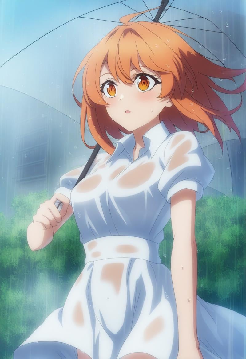 sysdeep_colette,  short hair,  orange hair by Ttan on Tensor.Art