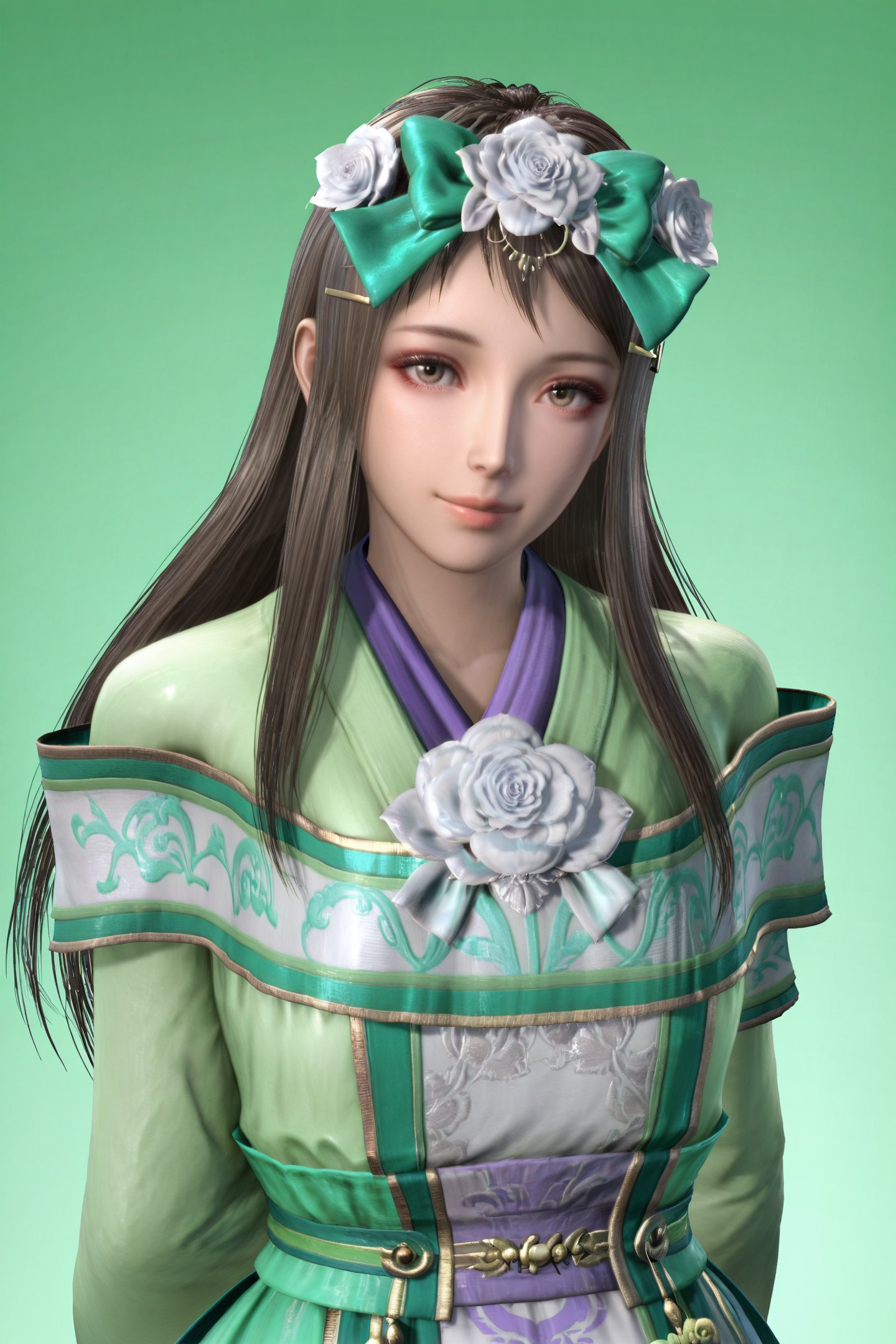 Dynasty Warriors Game CG Style,  xiahouji,  1girl by flyx3 on Tensor.Art