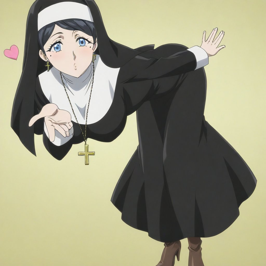 sister lily \(bc\),  black hair,  long hair by Uc tilafish  on Tensor.Art