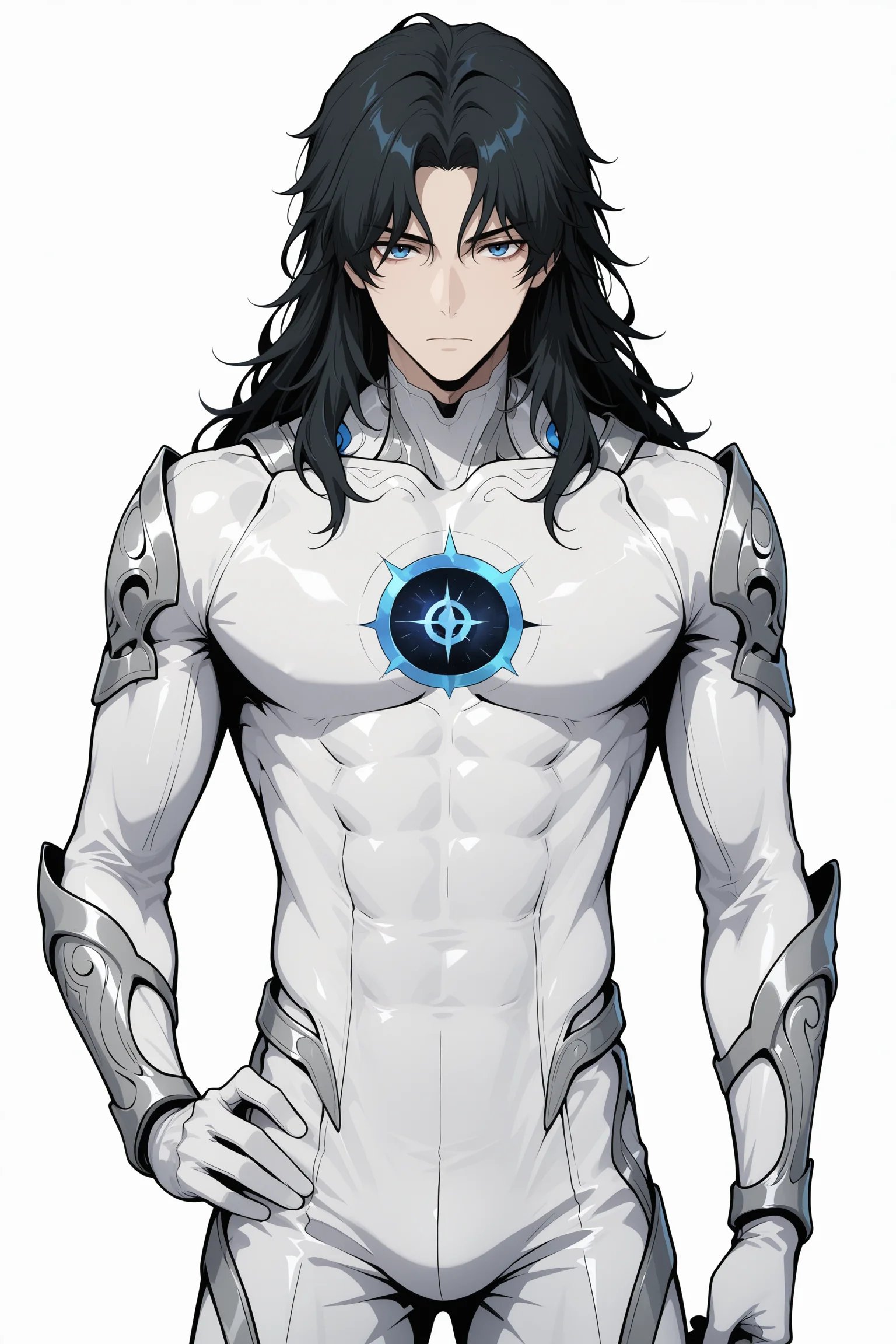 1boy,  solo,  ((flat color)) by 小羽毛 on Tensor.Art
