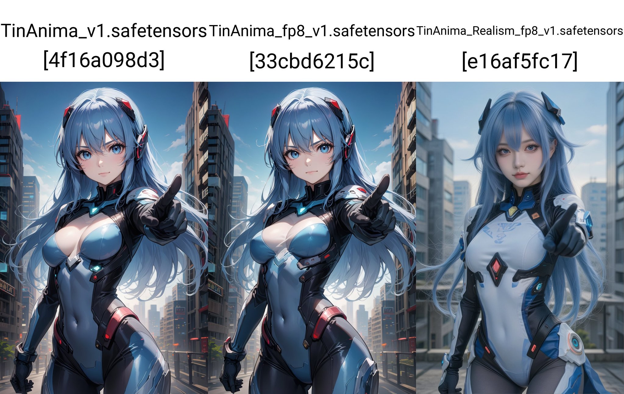 1girl,  blue eyes,  blue hair by 天TIN on Tensor.Art