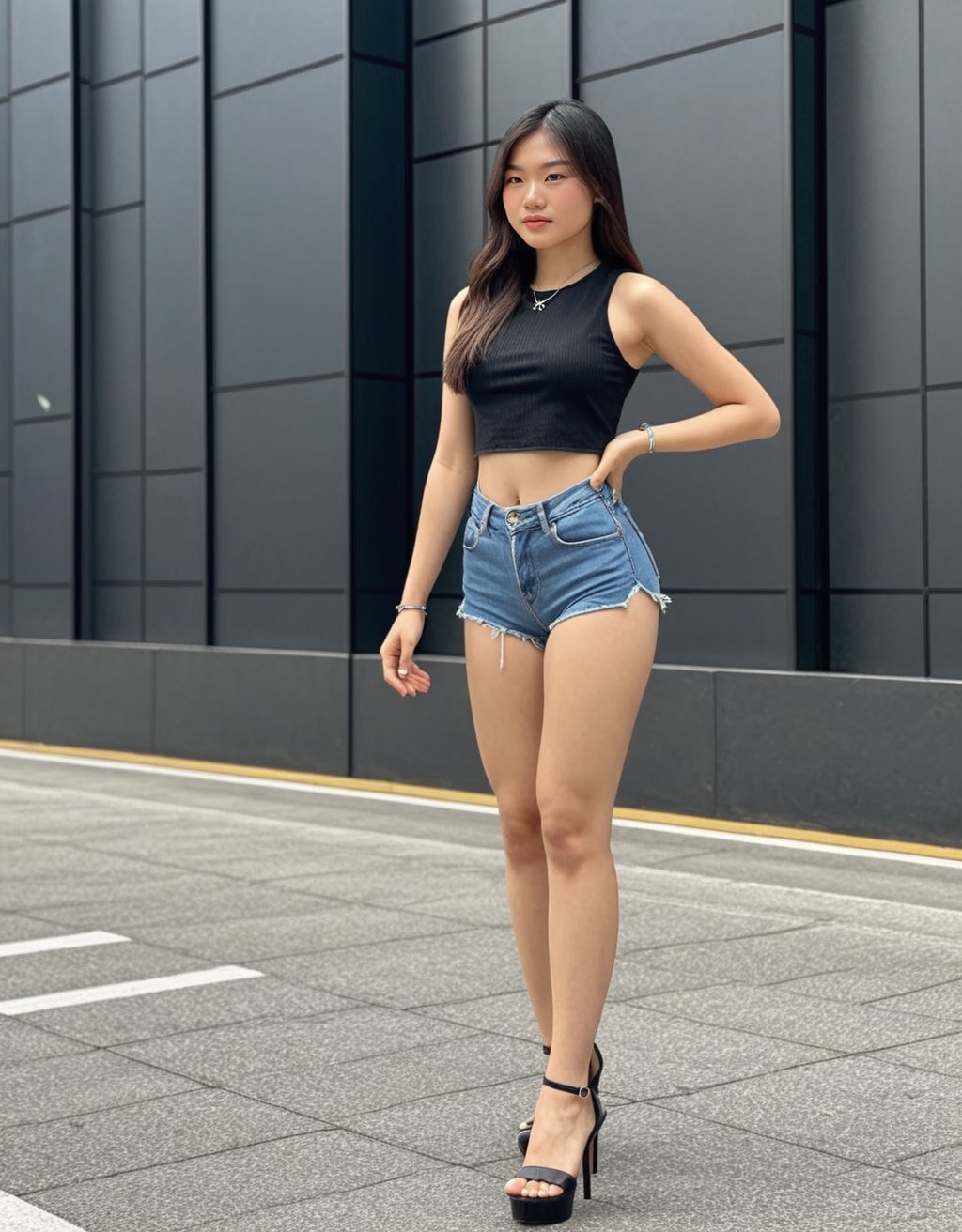 1girl,  cndfm chinese-indonesian,  solo by MojoeGreen on Tensor.Art