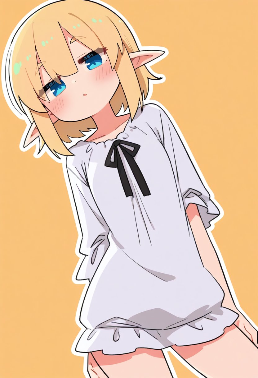 1girl,  elf,  rooking at viewer by RSTR on Tensor.Art