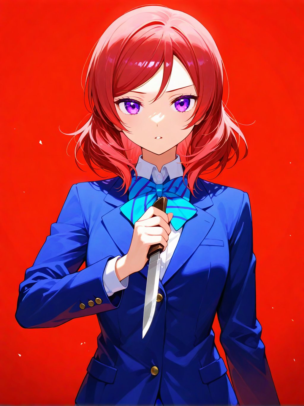 1girl,  solo,  nishikino maki by doubleQuota on Tensor.Art