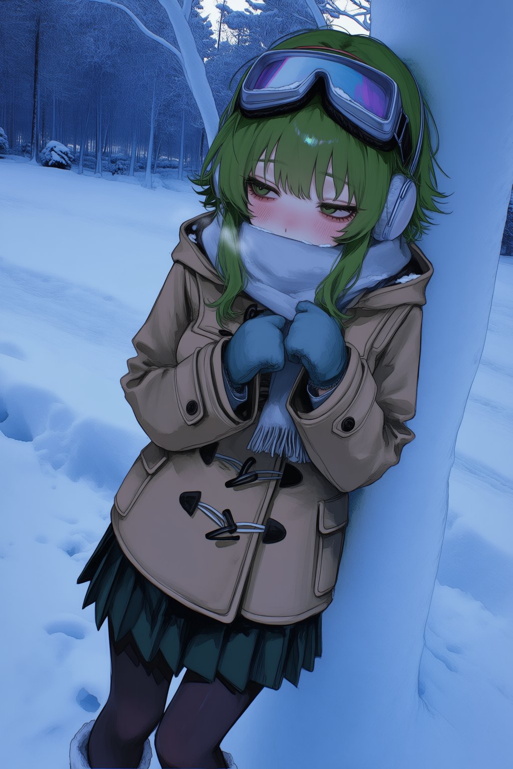 gumi,  1girl,  blush by Mexes on Tensor.Art