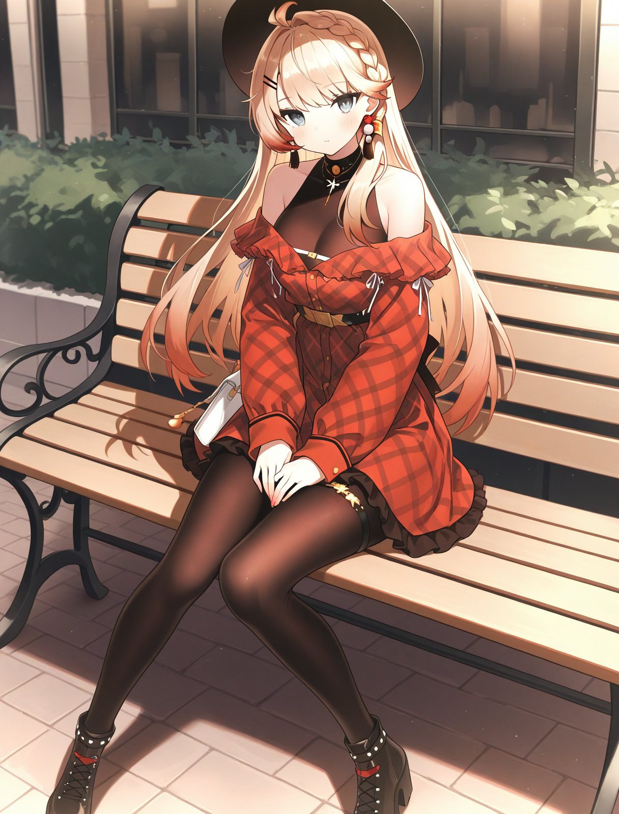 howe \(noble rouge\) \(azur lane\),  sitting,  looking at viewer by sk on Tensor.Art