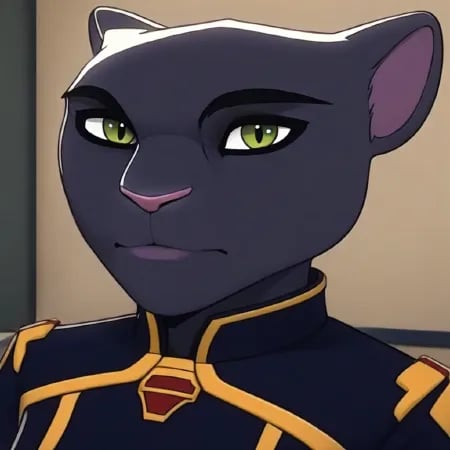 tamira from rimba racer,  rimba racer,  black panther furry by user_720431629750874608 on Tensor.Art