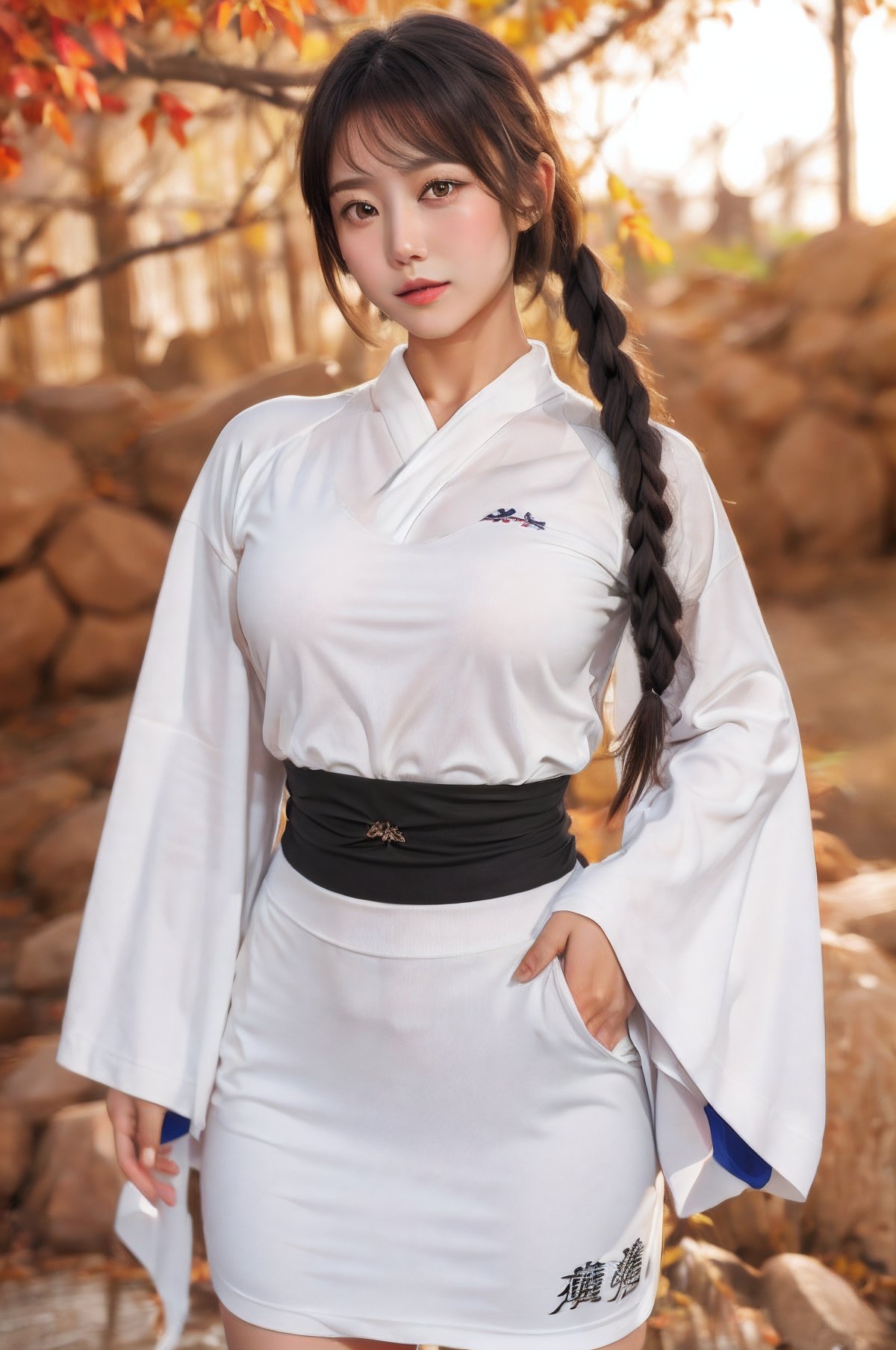 A girl,  Japanese clothes,  bodybuilding by 呱唧呱唧 on Tensor.Art