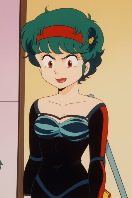 rating_safe, sharp, score_10, score_9, score_8_up, consistent background, anime screencap,  1980's style, ten's mother <lora:Urusei_Yatsura_80s-PDXL:0.8>