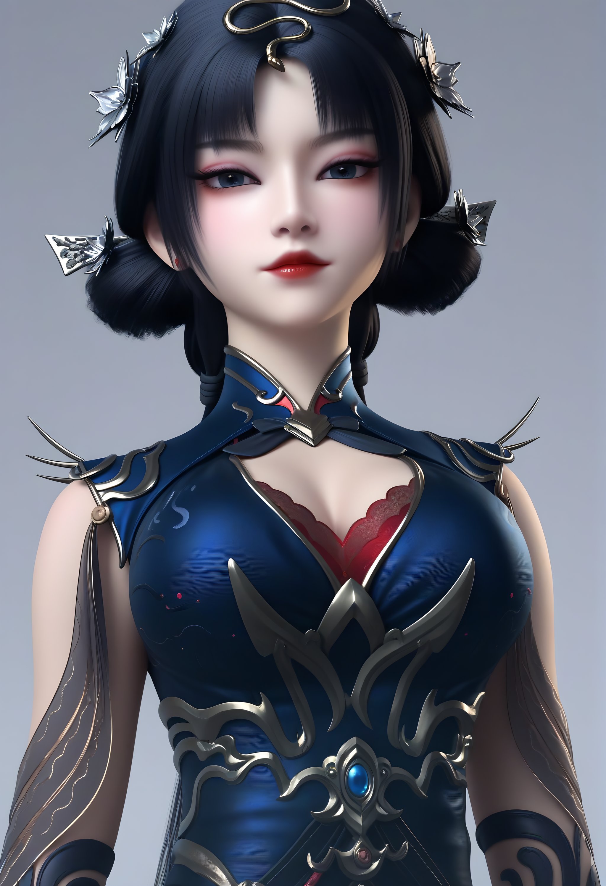 looking at viewer,  front view,  upper body by 誠 on Tensor.Art