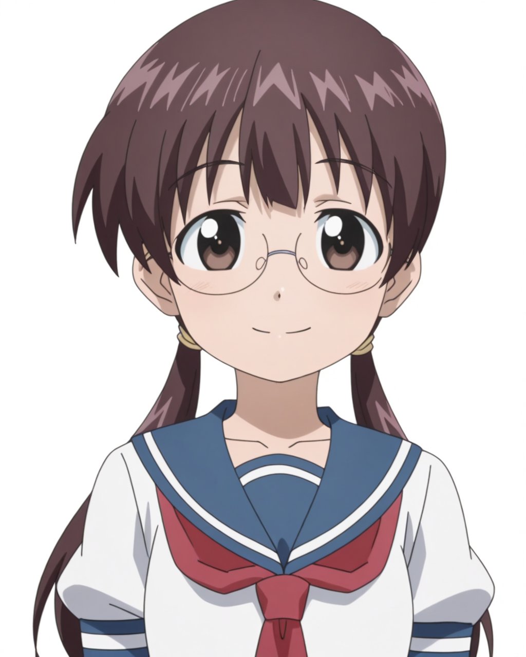 anime screencap,  solid white background,  1girl by eft on Tensor.Art