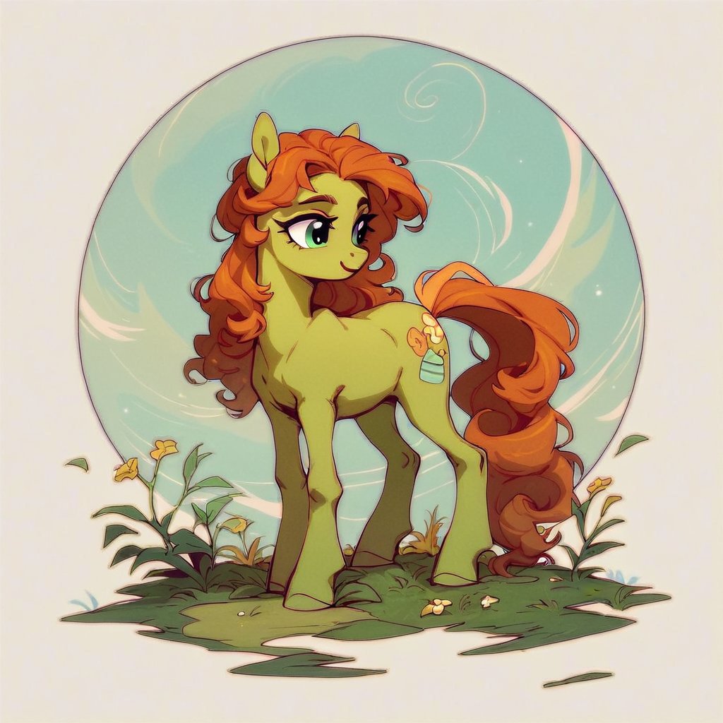 source_pony, rating_safe, female, earth pony, full length portrait, anatomically correct, <lora:PonyQuality_V3.3:1.1>