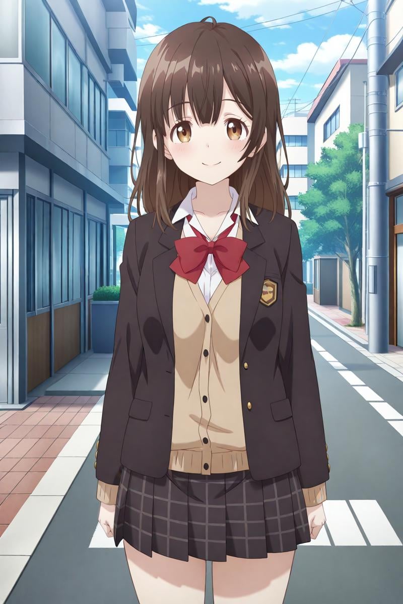 anime screenshot,  hige wo soru. soshite joshikousei wo hirou,  ogiwara sayu by Ttan on Tensor.Art