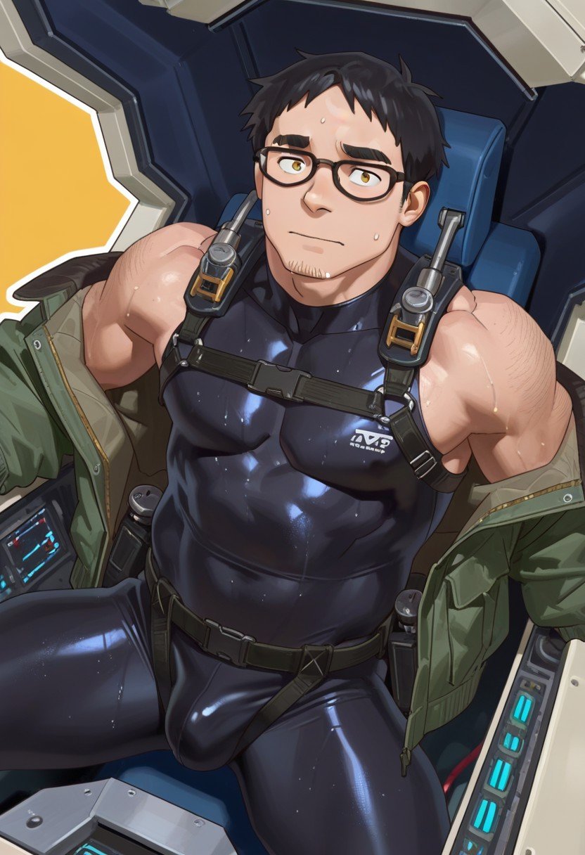 kouta takamura (ichigo aika),  k0t4_black short hair-short bangs,  k0t4_yellow eyes-glasses by user_808258221985932747 on...