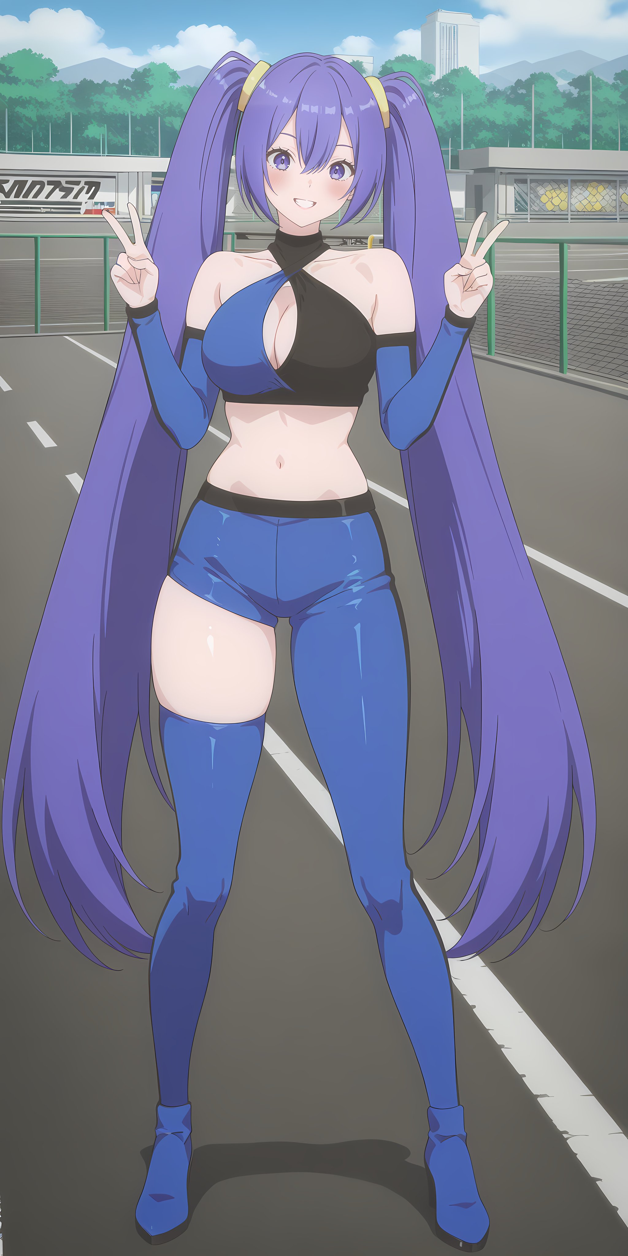 nagomi_25ds,  racingqueencosplay,  1girl by MDFD-1991 on Tensor.Art