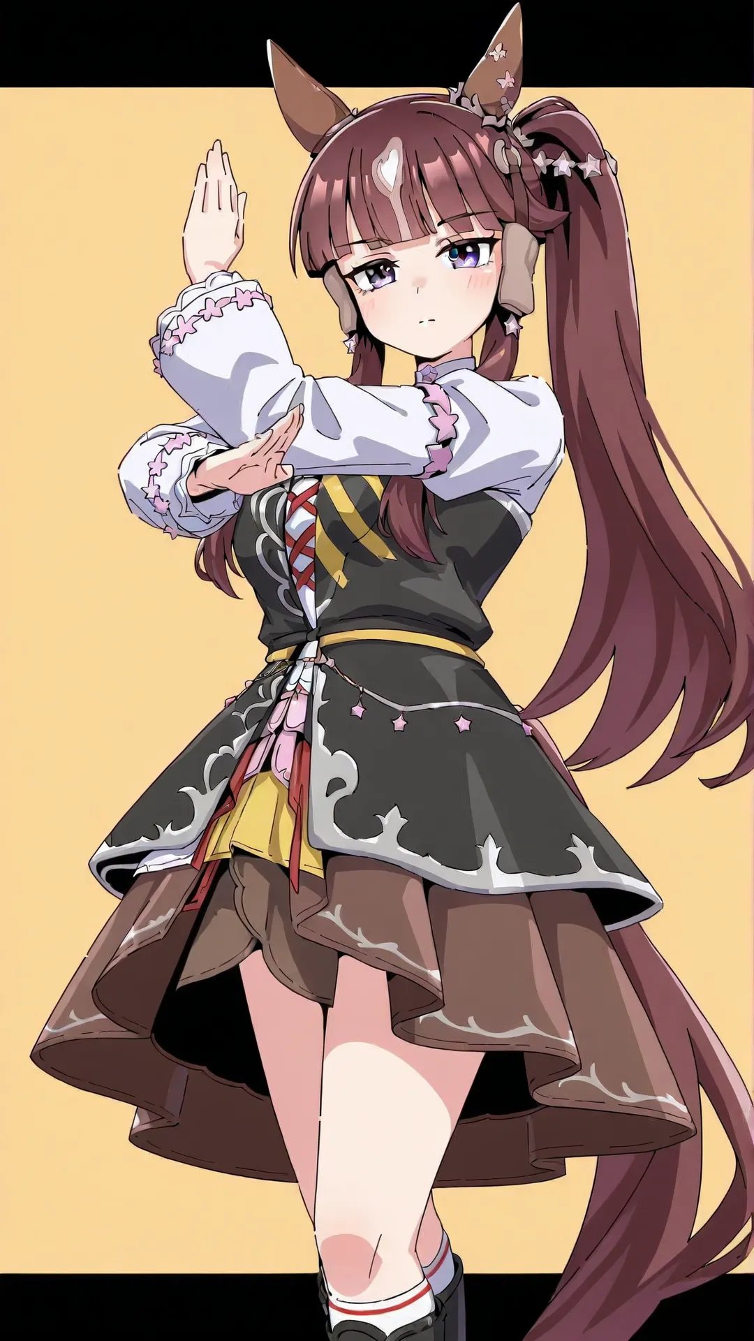 lucky lilac \(umamusume\),  1girl,  brown hair by user_874754251056777575 on Tensor.Art