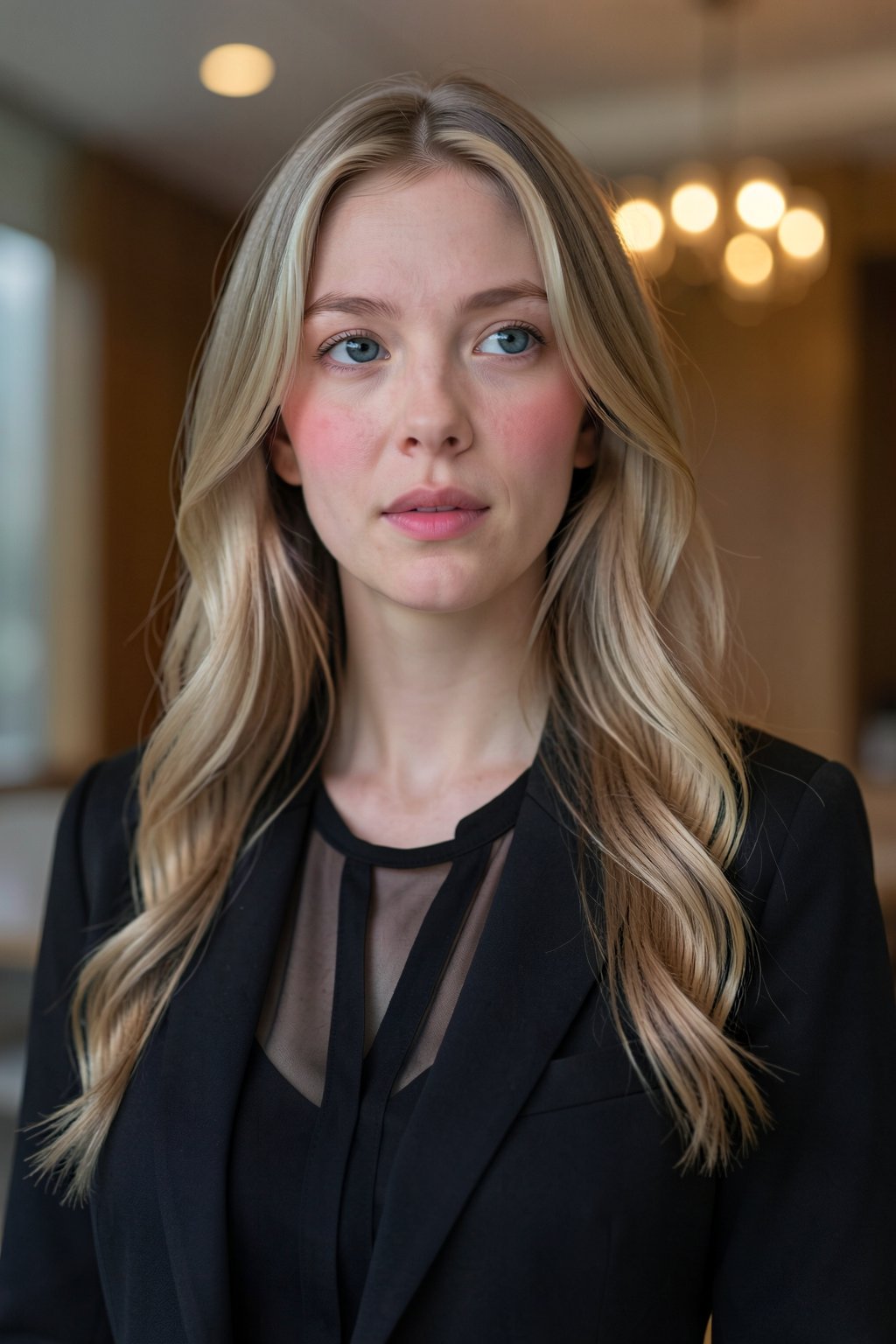 A portrait of a Caucasian woman,  mid-30s,  with long by 天TIN on Tensor.Art