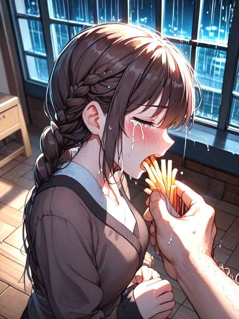 source_anime,  soggy fries,  pov hands by 鬼畫符 on Tensor.Art