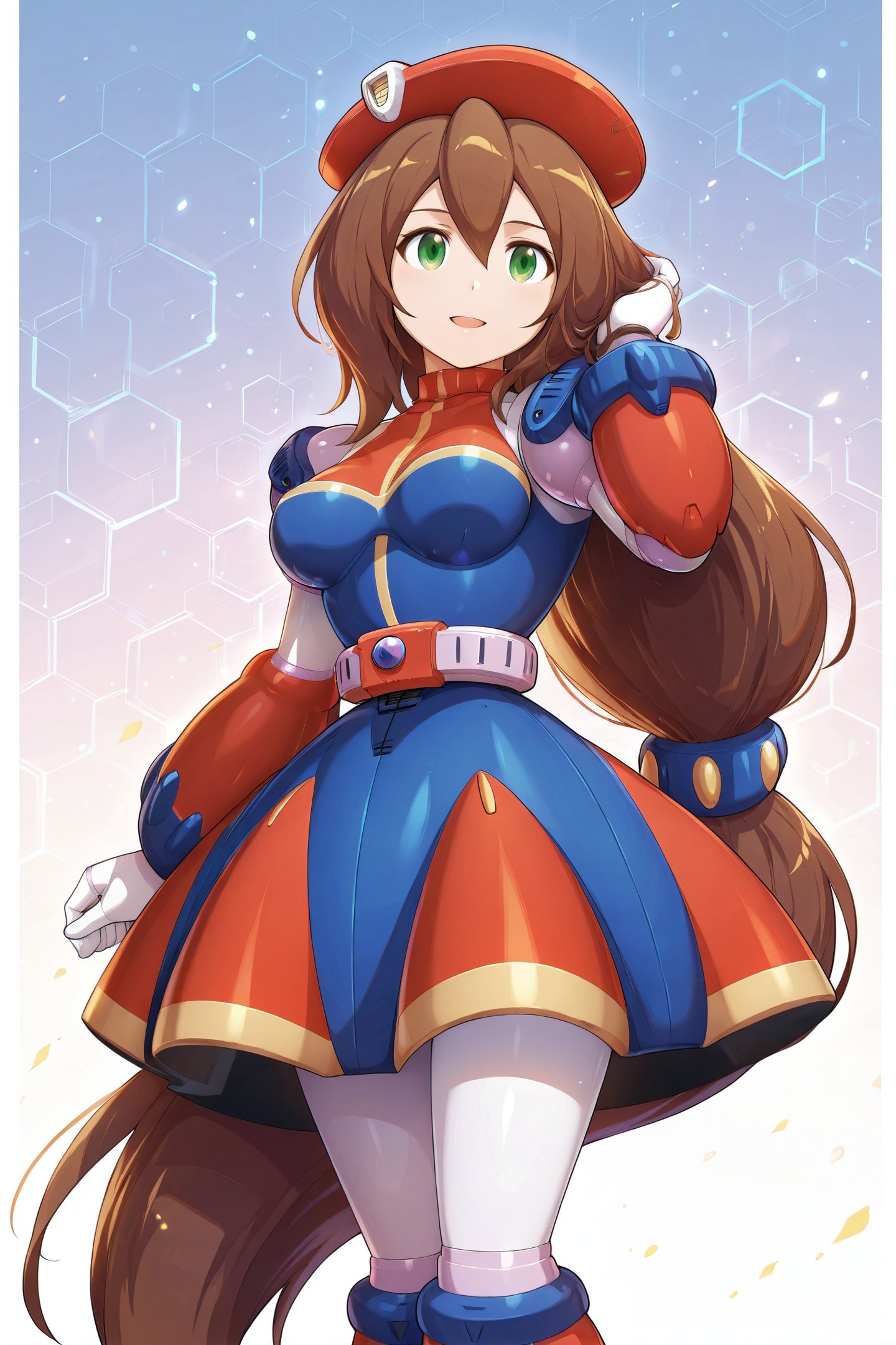 iris \(mega man\),  1girl,  breasts by flyx3 on Tensor.Art