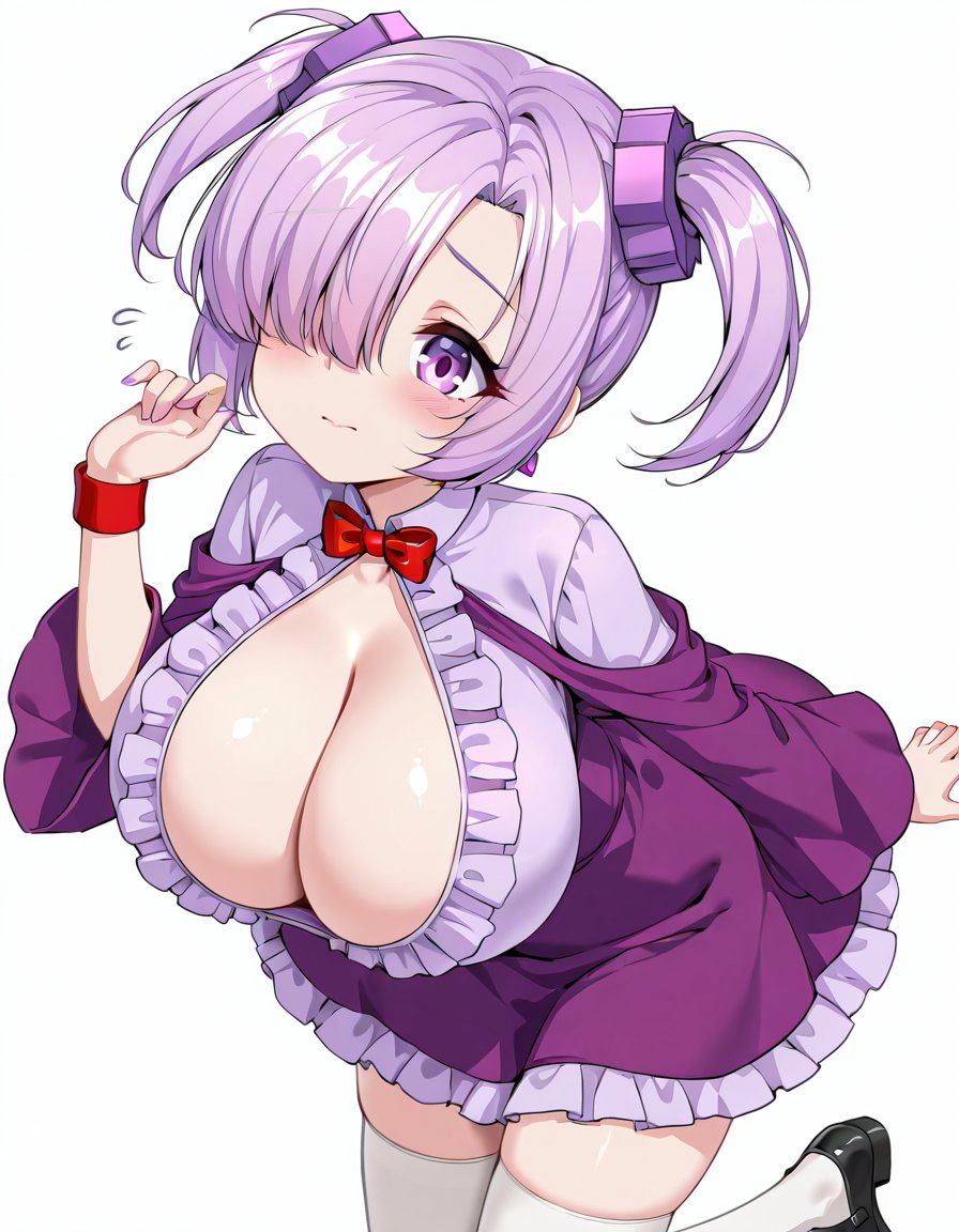 Pure_Dark,  purple hair,  purple eyes by Mandatarius_403 on Tensor.Art