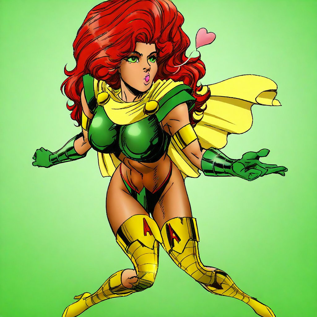 maxima \(dc\),  red hair,  long hair by El Pollo Loco on Tensor.Art