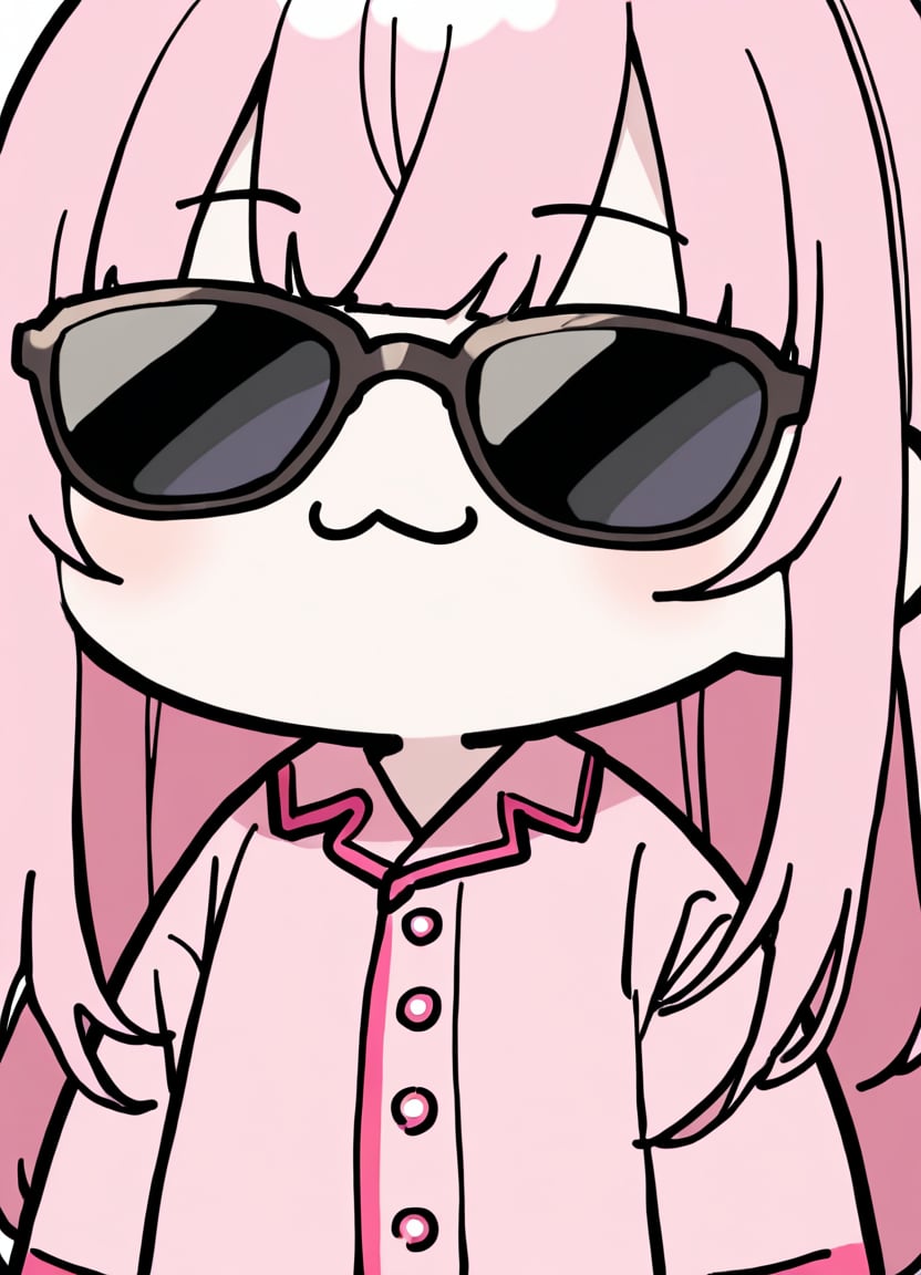 pink hair,  solo,  1girl by Rin_x0 on Tensor.Art