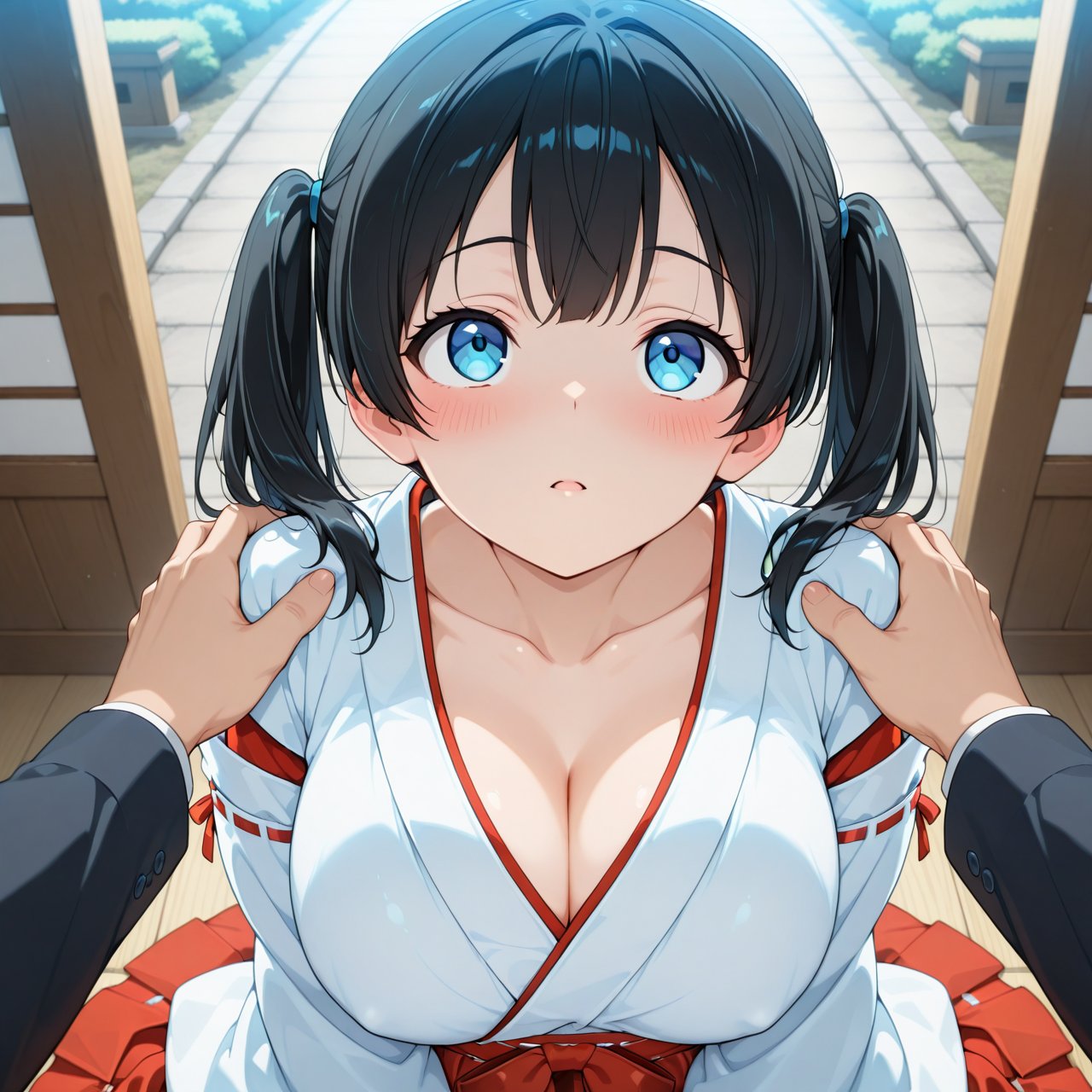 1girl,  solo,  blue eyes by Pio on Tensor.Art