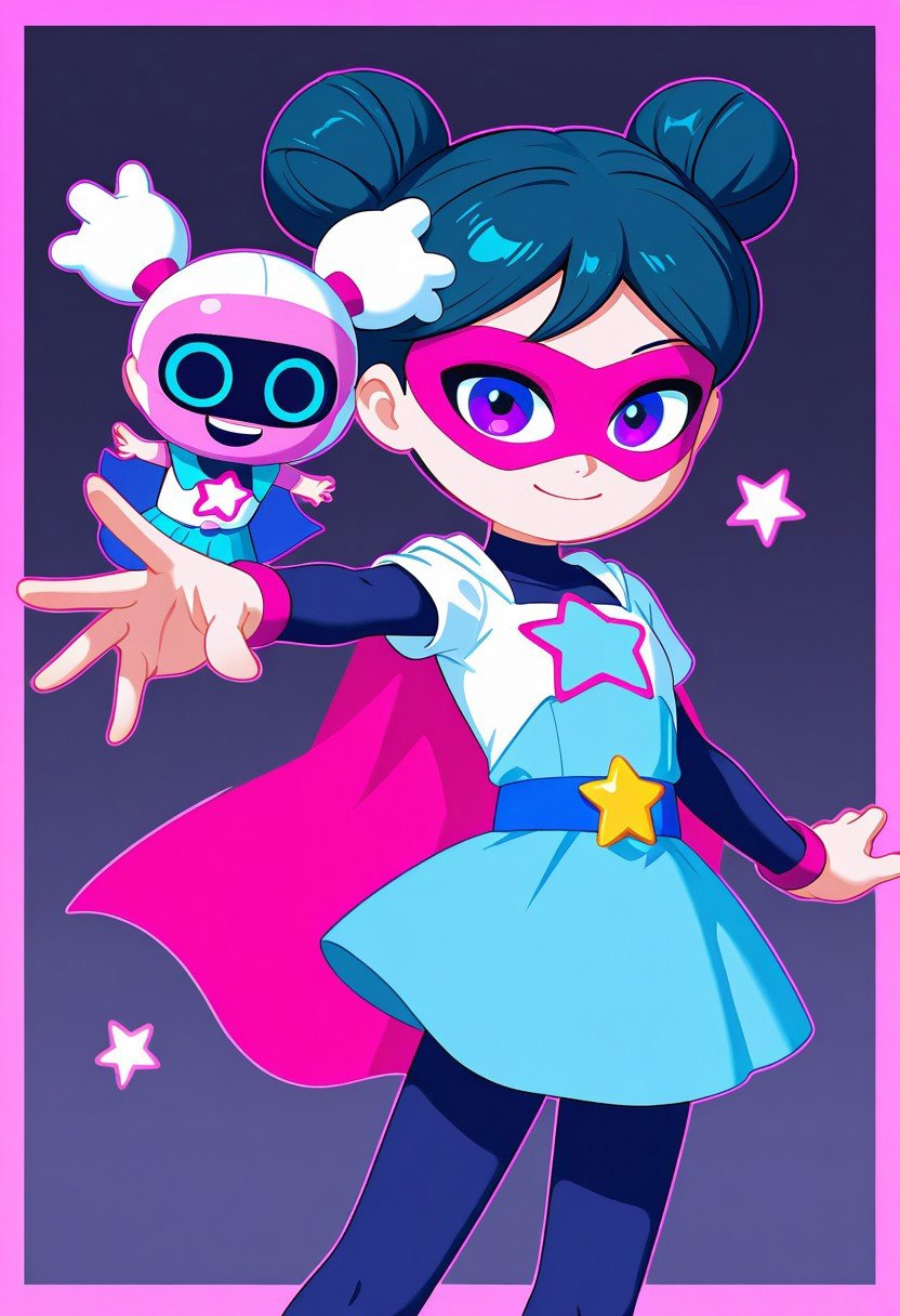 starbeam,  1girl,  superhero by ND97 on Tensor.Art