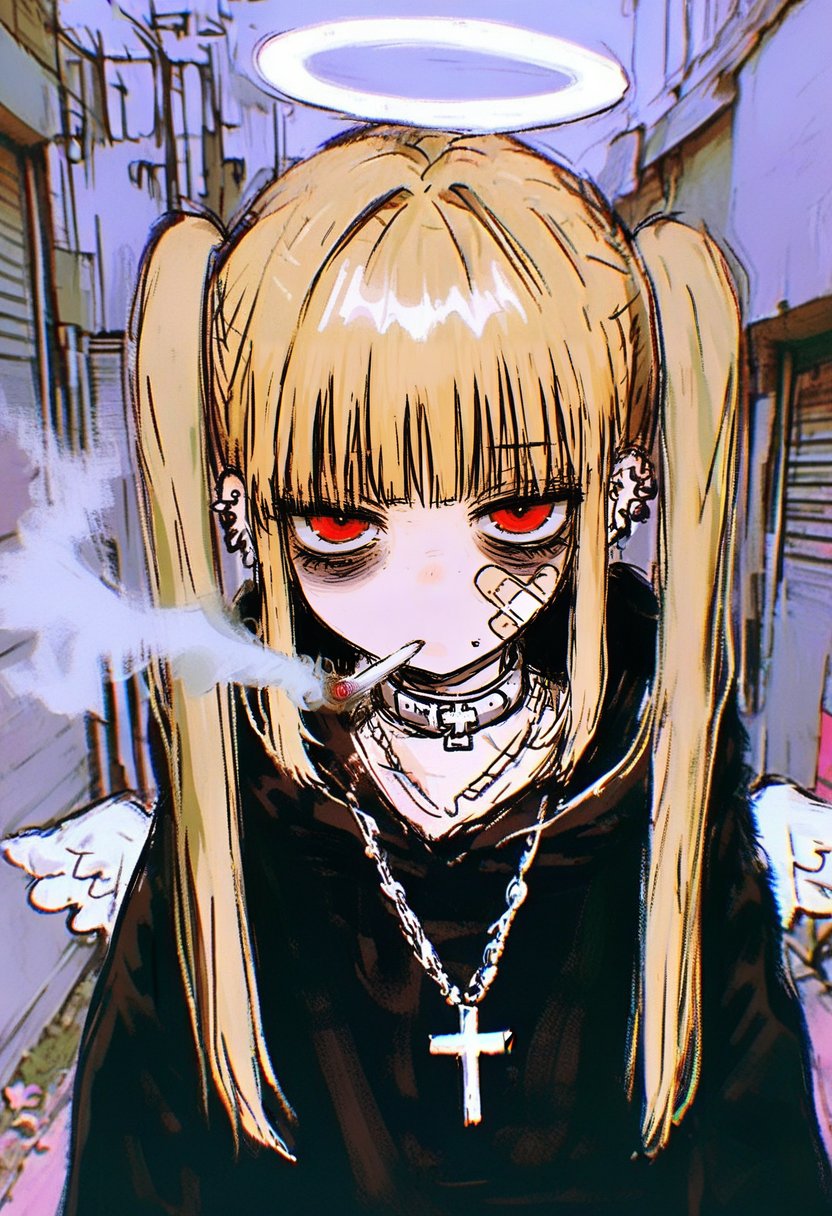 1girl,  jewelry,  twintails by silvermoong on Tensor.Art