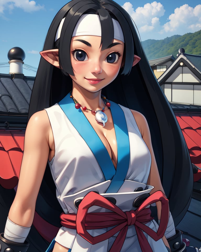 Yukimaru,  black eyes,  low-tied long hair by Ttan on Tensor.Art