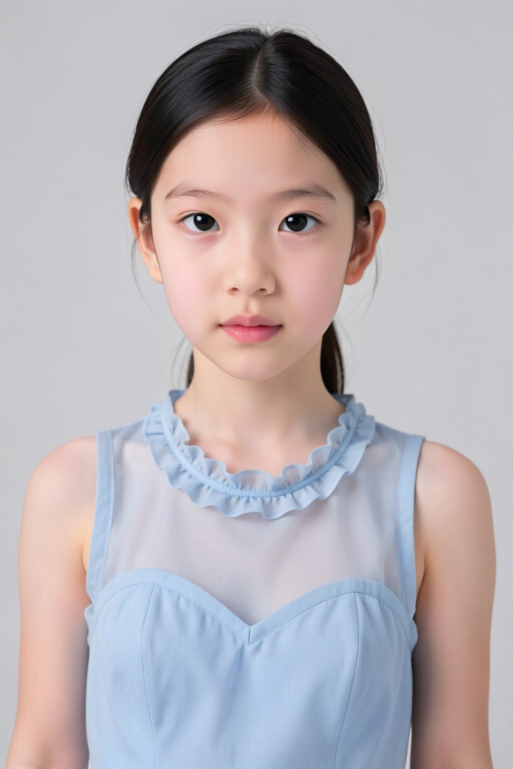 A young East Asian woman,  appearing to be in her early twenties,  is centered in the frame by 天TIN on Tensor.Art