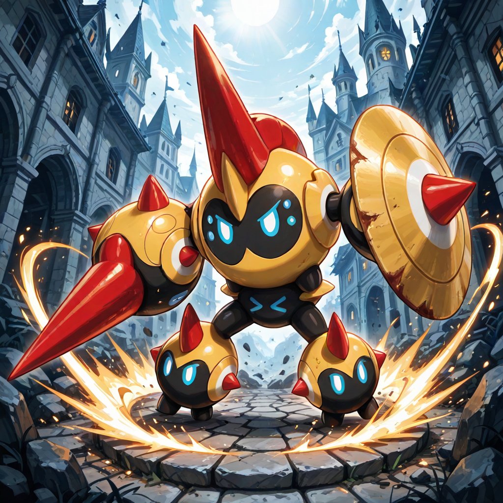 1creature,  solo,  Mega_Falinks \(Pokemon\) by スライムナイト on Tensor.Art