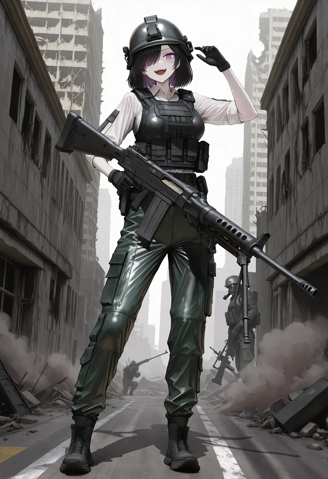 1girl,  black hair,  pale skin by reprinter on Tensor.Art