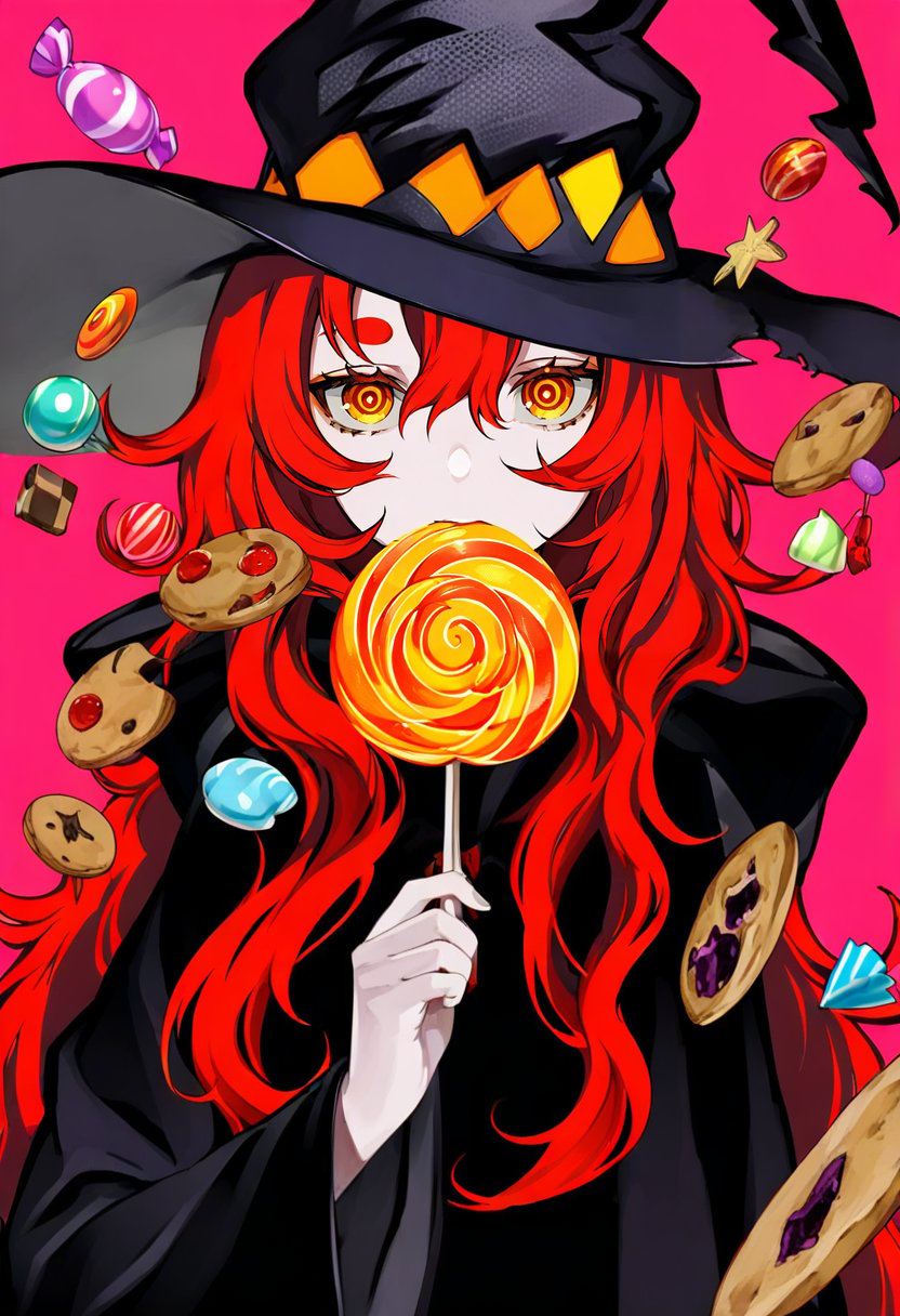 food,  1girl,  lollipop by silvermoong on Tensor.Art