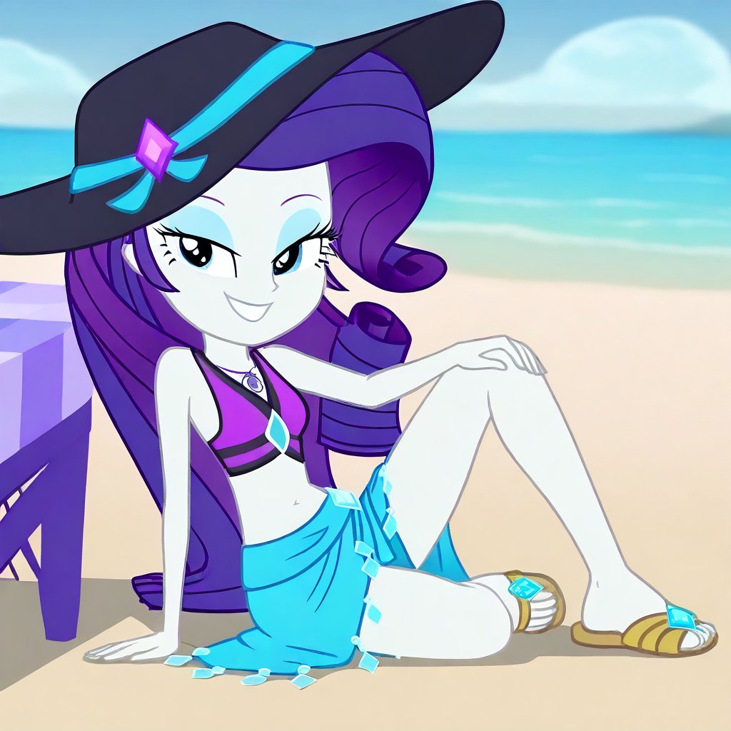 rarity_swimsuit,  Equestria Girls,  looking at you by tupirish on Tensor.Art