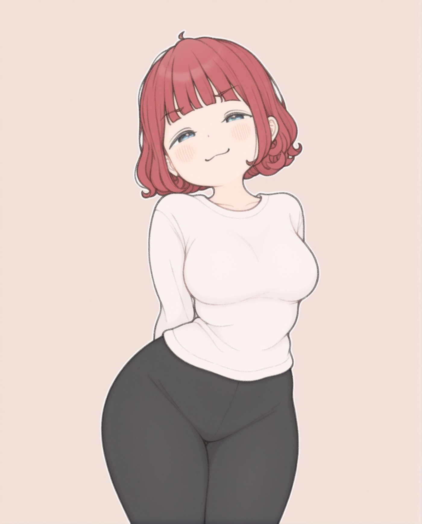 1ssakawaguchiartiststyle,  solo,  leggings by REDingo on Tensor.Art